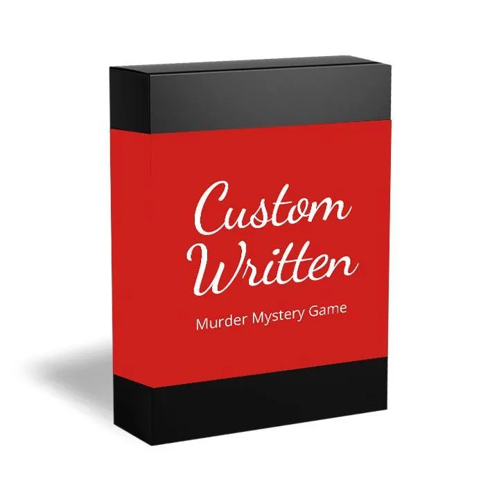 Custom Written Murder Mystery Game - Allow 12 weeks for delivery